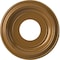 Ekena Millwork Traditional PVC Medallion (Canopies up to 5 1/2"), 10"OD x 3 1/2"ID x 1 1/8"P, Metallic Vintage Gold CMP10TRDVG - alternate 1